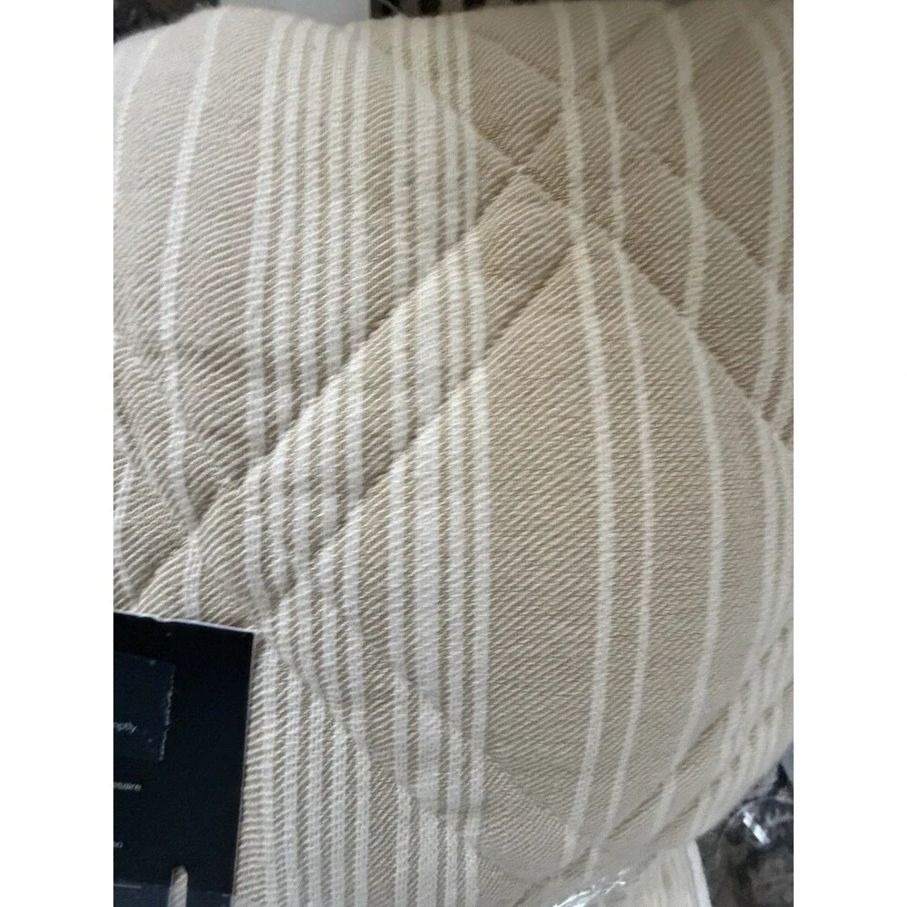 RALPH LAUREN CORBYN Quilt TWIN QUILT BEIGE NEW RARE